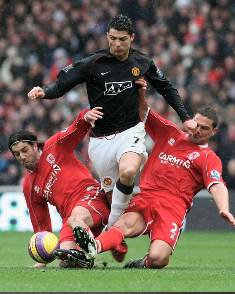 Jersey Manchester United Retro 07/08 Visita Ronaldo