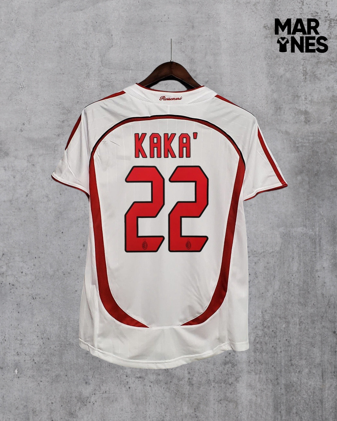Jersey AC MilĂĄn 06/07 Visitante Kaka' Final UCL