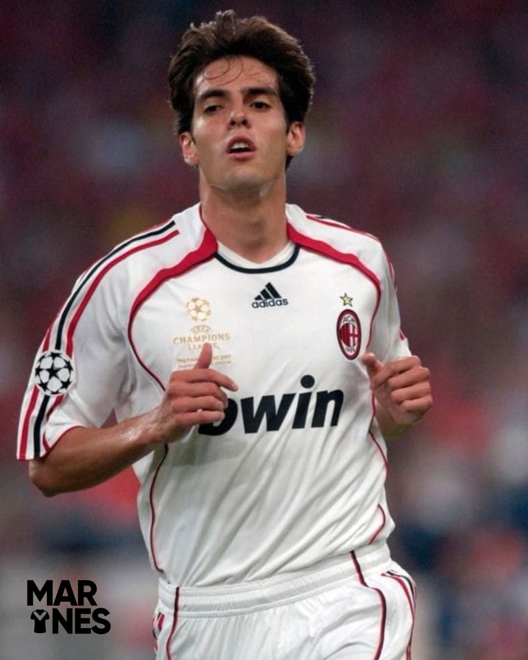 Jersey AC MilĂĄn 06/07 Visitante Kaka' Final UCL