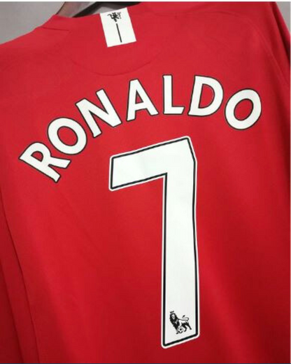 Jersey Manchester United 07/08 Local Ronaldo Final UCL