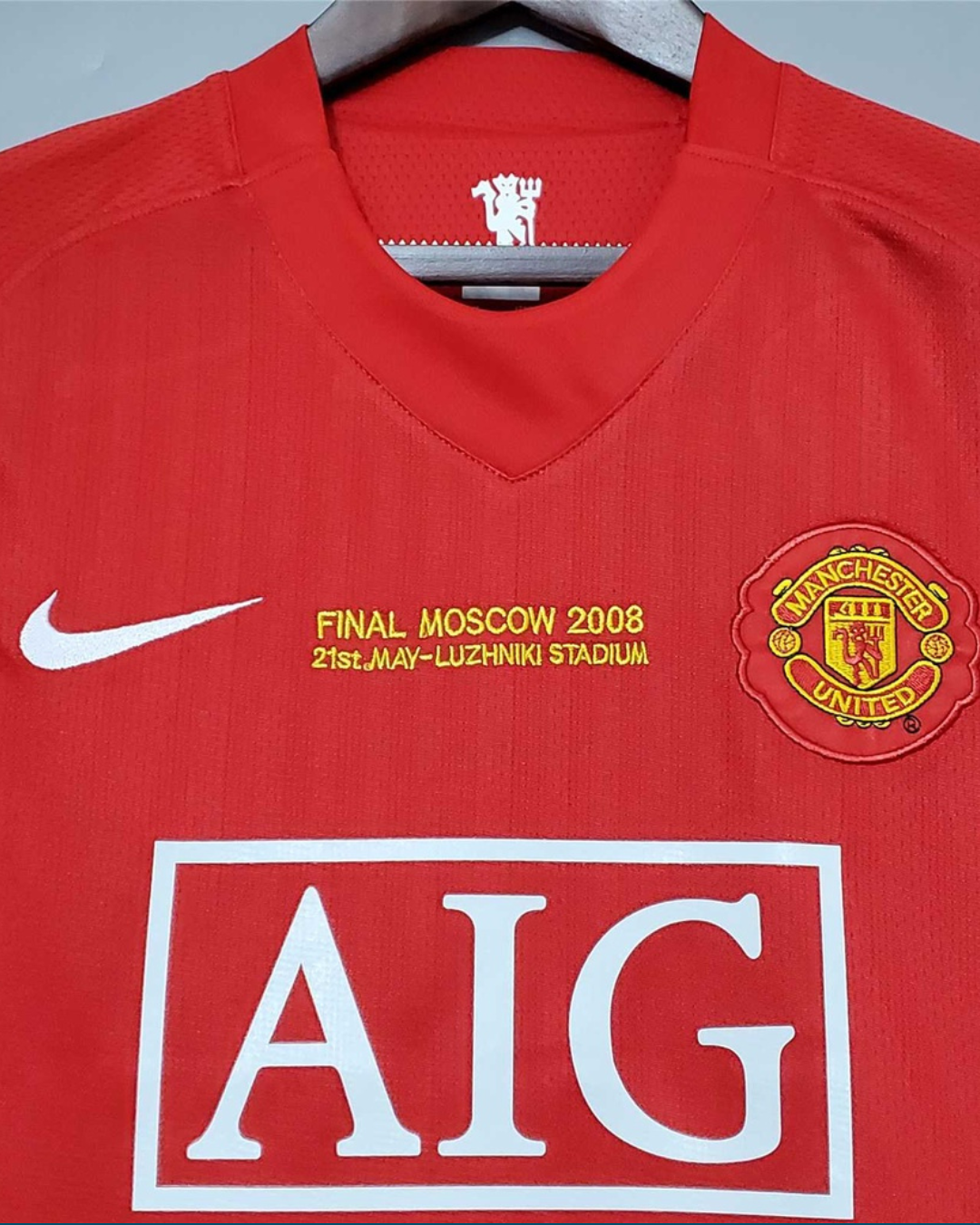 Jersey Manchester United 07/08 Local Ronaldo Final UCL