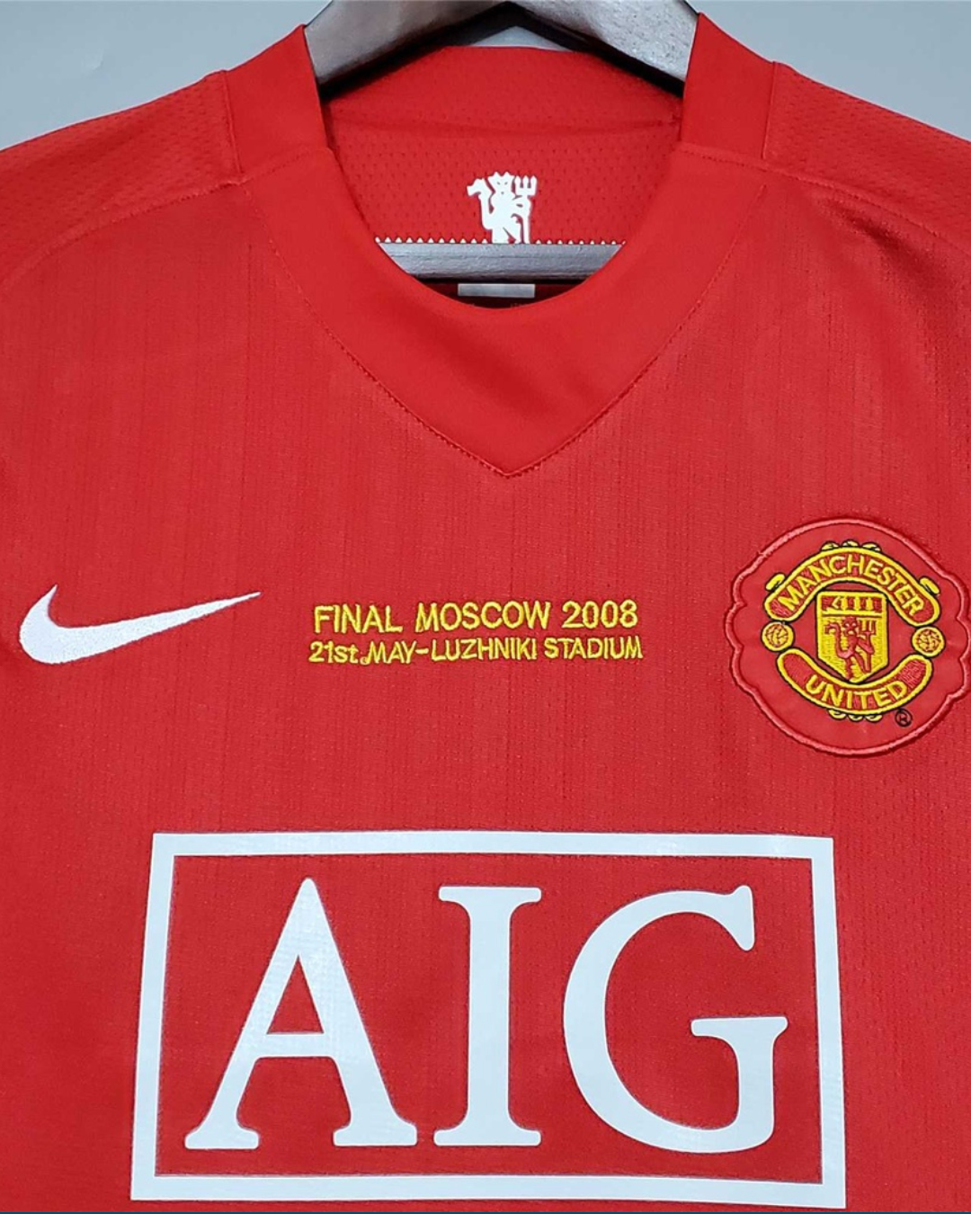 Jersey Manchester United Retro 07/08 Ronaldo Final UCL