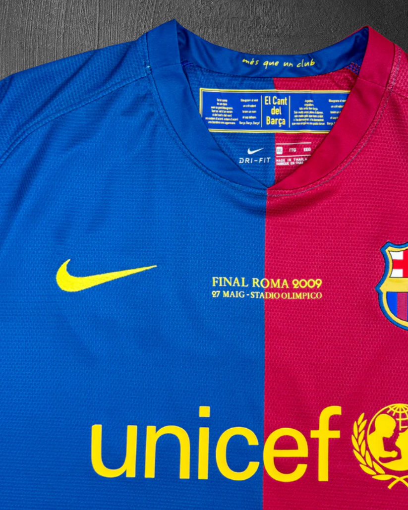 Jersey FC Barcelona Retro 2008/09 Messi Final Champions