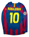 Jersey Barca Retro 2005/2006 Ronaldinho Playera