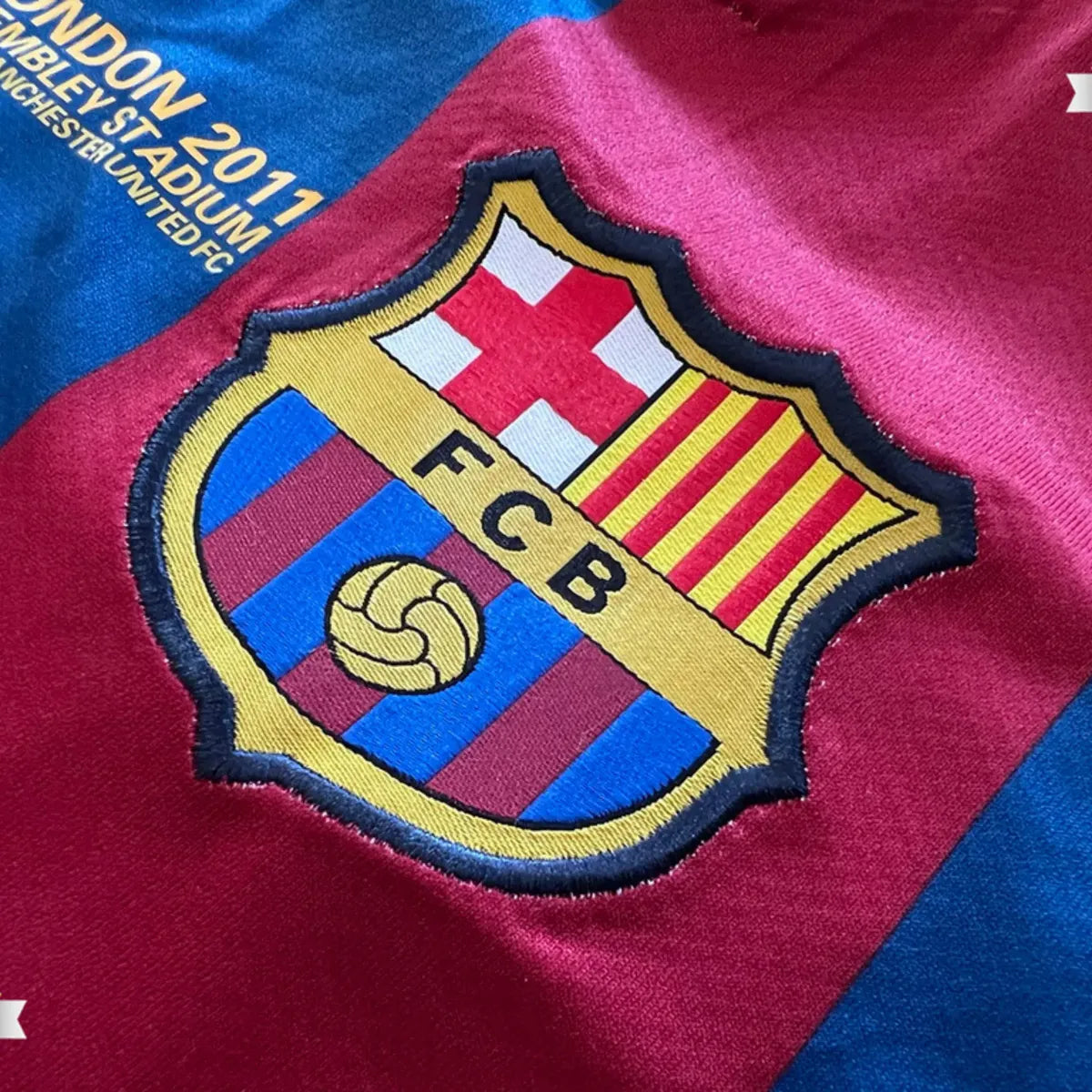 Jersey Barcelona Retro 10/11 Messi Champions Playera