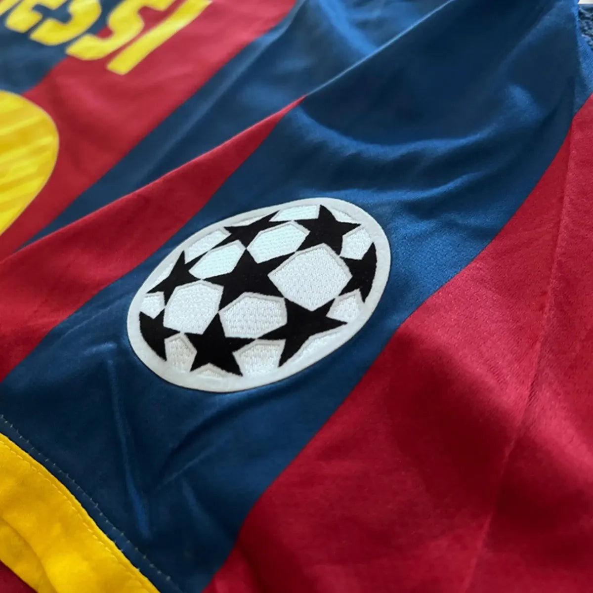 Jersey Barcelona Retro 10/11 Messi Champions Playera