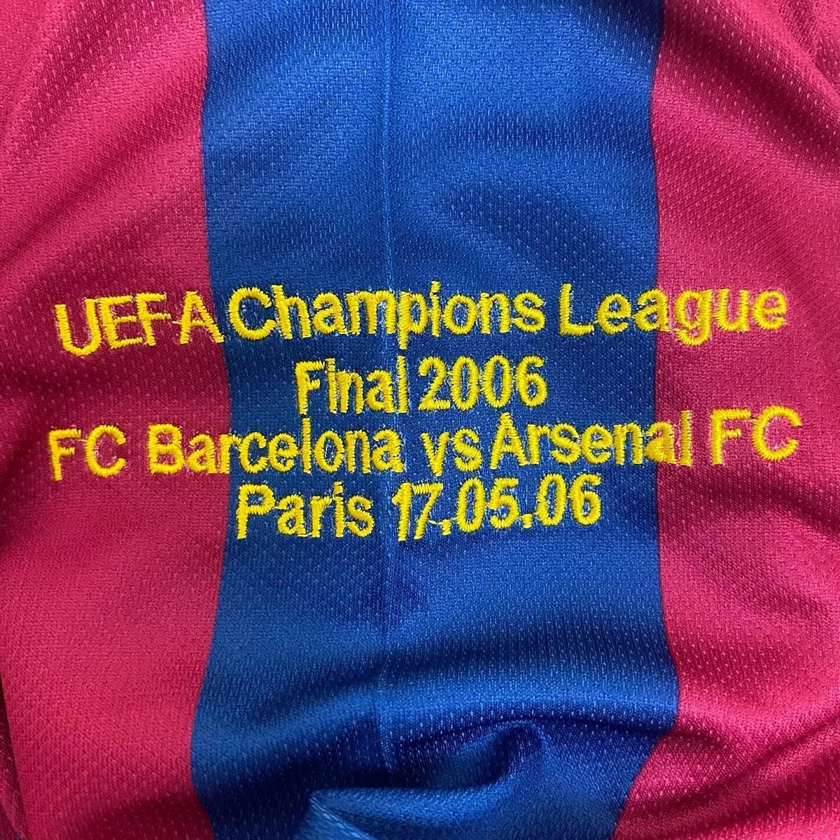 Jersey Barca Retro 2005/2006 Ronaldinho Playera