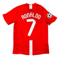 Jersey Manchester United Retro 07/08 Final Ronaldo