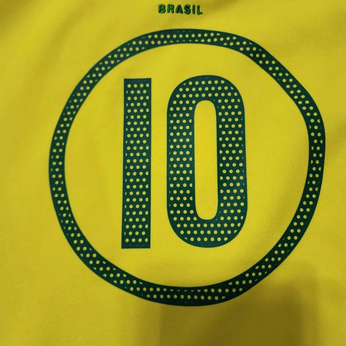 Jersey Brasil Retro 2004 Ronaldo Ronaldinho Playera