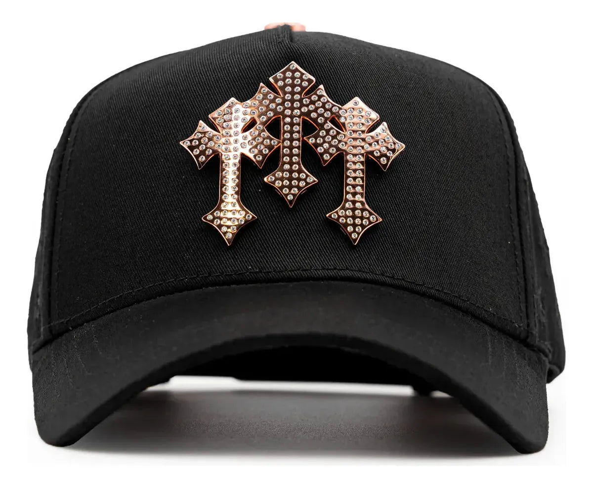 Gorra Barbas Chrome 24k Rose Gold Ajustable G5