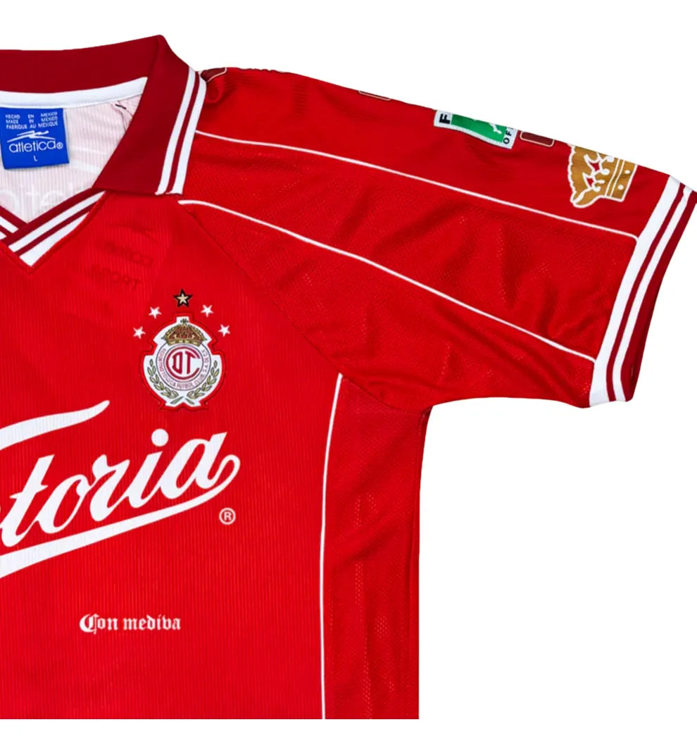 Jersey Diablos Del Toluca Retro 1999/2000 Playera