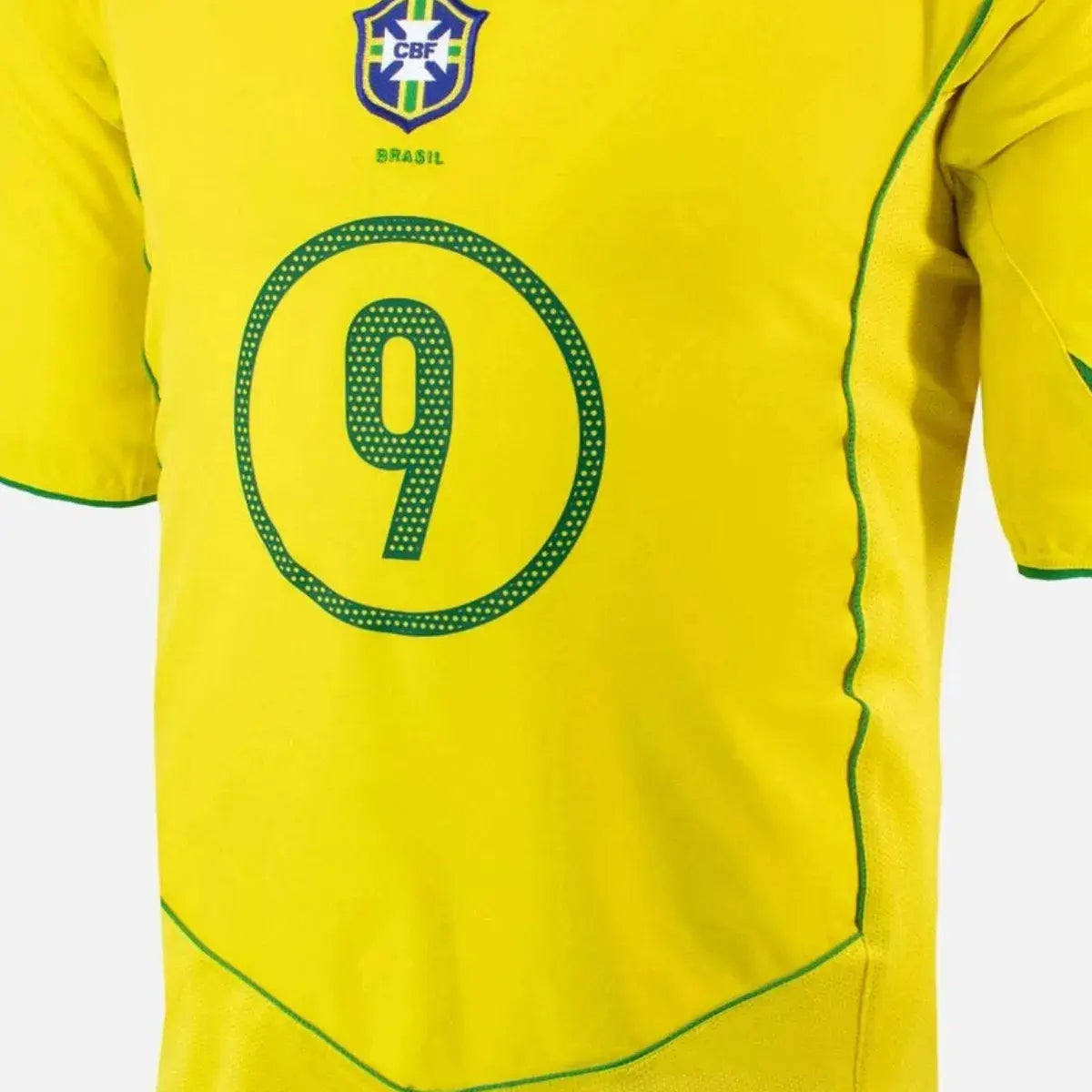 Jersey Brasil Retro 2004 Ronaldo Ronaldinho Playera