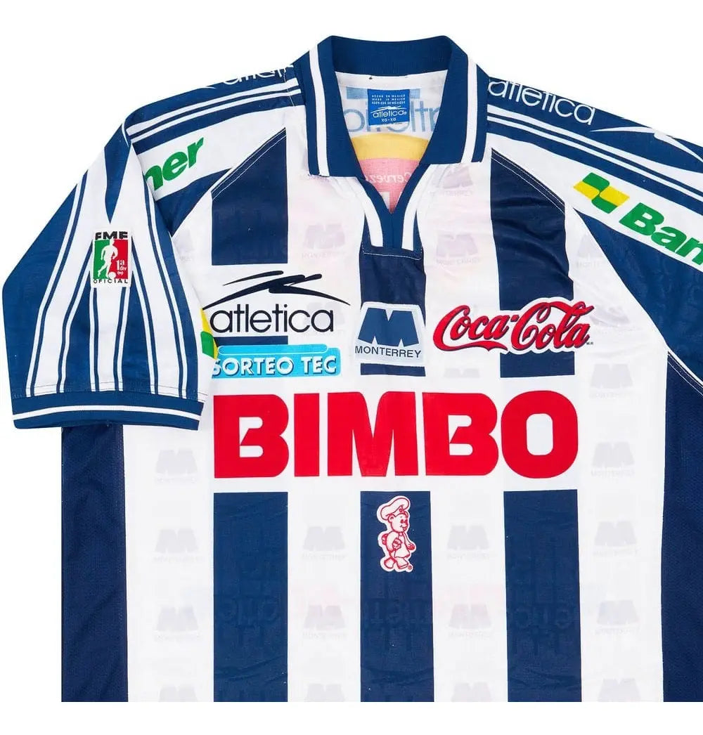 Jersey Monterrey Rayados Retro 99/00 Local Playera