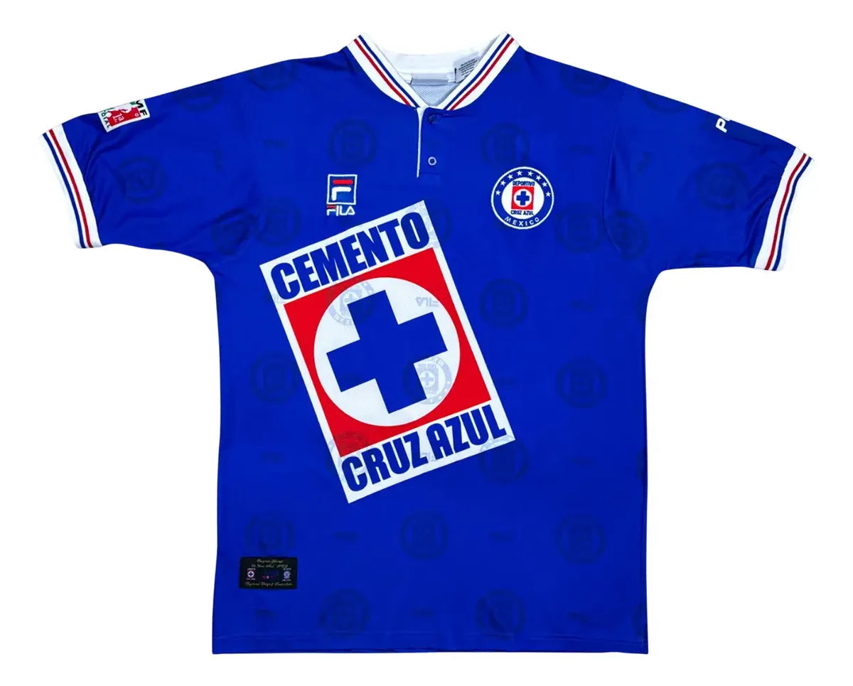 Jersey Cruz Azul Retro Invierno 1997 Local Playera
