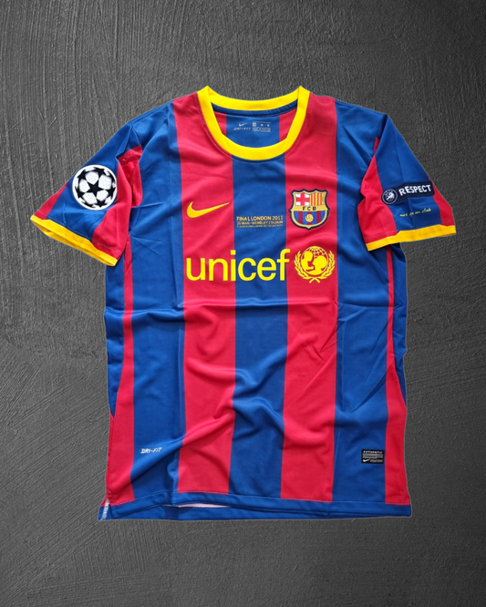 Jersey FC Barcelona Retro 2010/2011 Messi Final Champions